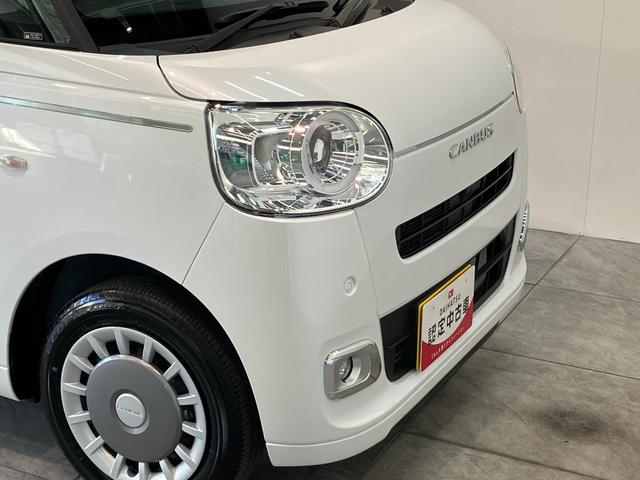 ムーヴキャンバスセオリーＧ　９型ディスプレイオーディオ　届出済未使用車衝突被害軽減ブレーキ　コーナーセンサー　９型ディスプレイオーディオ　フルセグ　Ｂｌｕｅｔｏｏｔｈ　ＵＳＢ　バックカメラ　両側電動スライドドア　前席シートヒーター　ＬＥＤ　ワイヤレス充電器　エコアイドル（滋賀県）の中古車