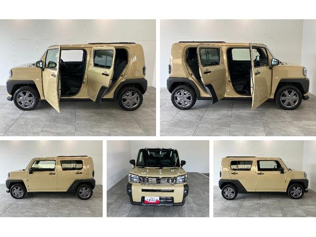 タフトG ダーククロムベンチャー コーナーセンサー 届出済未使用車衝突被害軽減ブレーキ コーナーセンサー バックカメラ(ナビ装着時用) 前席シートヒーター 電動パーキング LED オートライト オートエアコン レーダークルーズコントロール スマートキー エコアイドル(滋賀県)の中古車