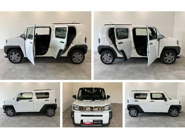 タフトＧターボ　ダーククロムベンチャー　９型Ｄ．Ａ　届出済未使用車衝突被害軽減ブレーキ　コーナーセンサー　ディスプレイオーディオ　フルセグ　Ｂｌｕｅｔｏｏｔｈ　ＵＳＢ　バックカメラ　前席シートヒーター　電動パーキング　ＬＥＤ　オートライト　クルコン　オートエアコン（滋賀県）の中古車