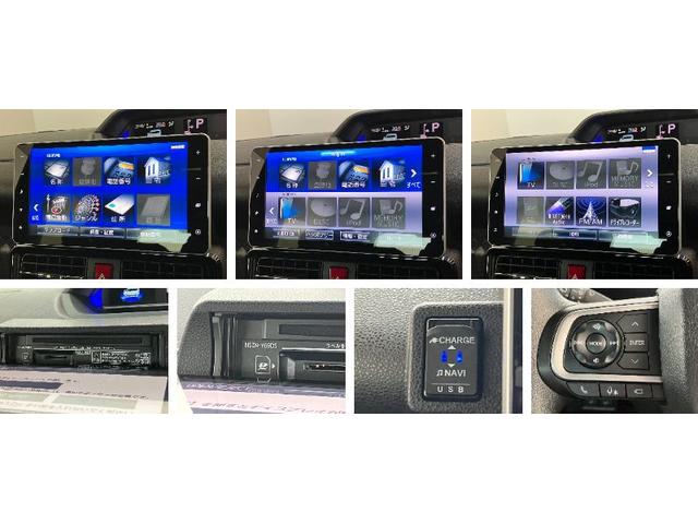 タントカスタムX 9型フルセグナビ パノラマカメラ 前後ドラレコ衝突被害軽減ブレーキ コーナーセンサー 9型フルセグナビ Bluetooth DVD再生 USB パノラマカメラ 前後ドラレコ 両側電動スライドドア 前席シートヒーター LED タイヤ4本新品交換済み(滋賀県)の中古車