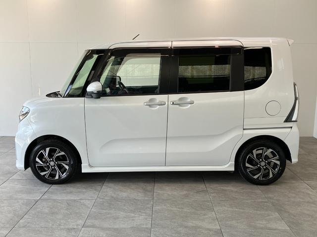 タントカスタムX 9型フルセグナビ パノラマカメラ 前後ドラレコ衝突被害軽減ブレーキ コーナーセンサー 9型フルセグナビ Bluetooth DVD再生 USB パノラマカメラ 前後ドラレコ 両側電動スライドドア 前席シートヒーター LED タイヤ4本新品交換済み(滋賀県)の中古車