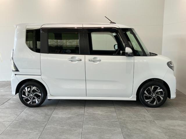 タントカスタムX 9型フルセグナビ パノラマカメラ 前後ドラレコ衝突被害軽減ブレーキ コーナーセンサー 9型フルセグナビ Bluetooth DVD再生 USB パノラマカメラ 前後ドラレコ 両側電動スライドドア 前席シートヒーター LED タイヤ4本新品交換済み(滋賀県)の中古車