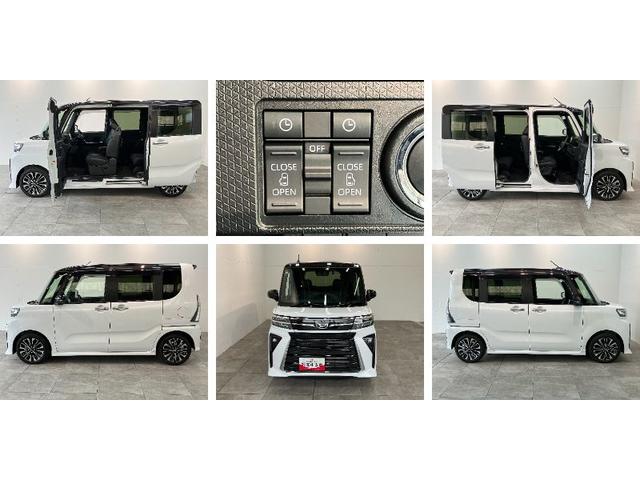 タントカスタムRS ターボ フルセグナビ バックカメラ ドラレコ衝突被害軽減ブレーキ コーナーセンサー フルセグナビ Bluetooth DVD再生 USB バックカメラ 前後ドラレコ 両側電動スライドドア 前席シートヒーター LED オートライト スマートキー(滋賀県)の中古車