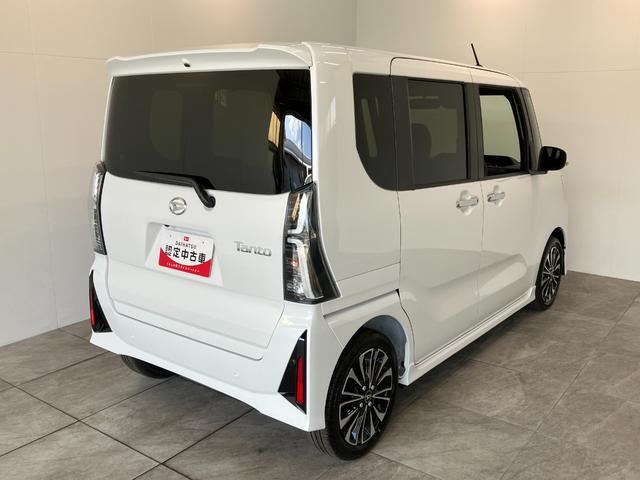 タントカスタムRSリミテッド ターボ クルコン 届出済未使用車衝突被害軽減ブレーキ コーナーセンサー ETC バックカメラ(ナビ装着時用) 両側電動スライドドア 前席シートヒーター LED オートエアコン スマートキー レーダークルーズコントロール エコアイドル(滋賀県)の中古車