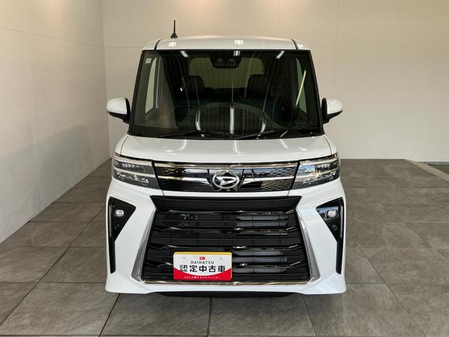 タントカスタムRSリミテッド ターボ クルコン 届出済未使用車衝突被害軽減ブレーキ コーナーセンサー ETC バックカメラ(ナビ装着時用) 両側電動スライドドア 前席シートヒーター LED オートエアコン スマートキー レーダークルーズコントロール エコアイドル(滋賀県)の中古車