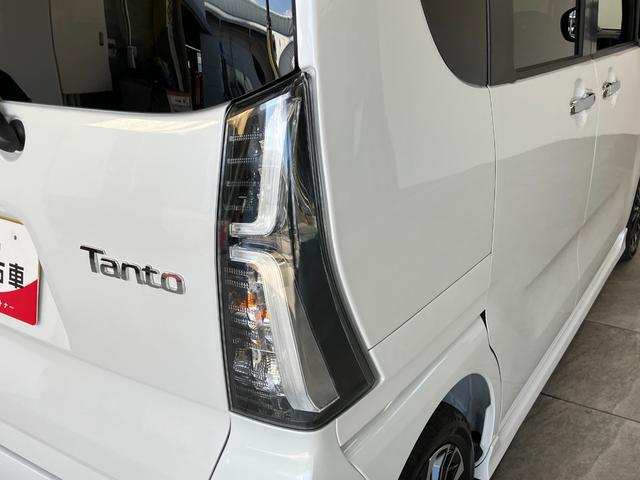 タントカスタムRSリミテッド ターボ クルコン 届出済未使用車衝突被害軽減ブレーキ コーナーセンサー ETC バックカメラ(ナビ装着時用) 両側電動スライドドア 前席シートヒーター LED オートエアコン スマートキー レーダークルーズコントロール エコアイドル(滋賀県)の中古車