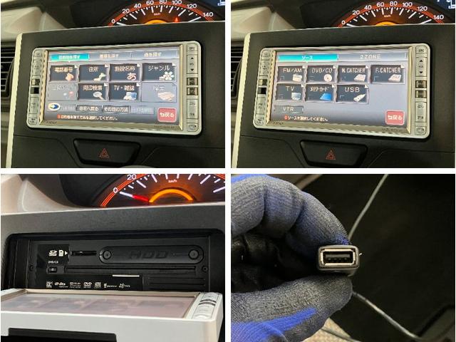 タントＬ　フルセグナビ　前後ドラレコ　ＥＴＣ　社外アルミ　キーレスフルセグナビ　ＤＶＤ再生　ＵＳＢ　前後ドラレコ　ＥＴＣ　キーレスエントリー　電動格納式ミラー　両側スライドドア　社外アルミ　マニュアルレベリング　エコアイドル（滋賀県）の中古車