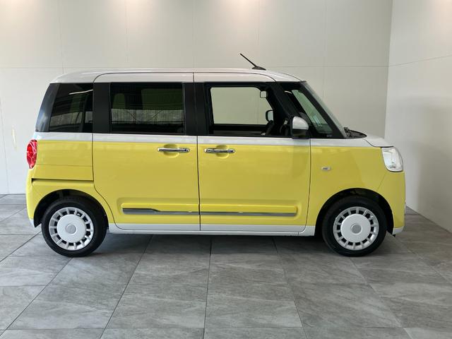 ムーヴキャンバスストライプスＧ　フルセグナビ　バックカメラ　シートヒーター衝突被害軽減ブレーキ　コーナーセンサー　フルセグナビ　ＤＶＤ再生　Ｂｌｕｅｔｏｏｔｈ　バックカメラ　両側電動スライドドア　ＬＥＤ　前席シートヒーター　オートエアコン　電動パーキングブレーキ　電格ミラー（滋賀県）の中古車