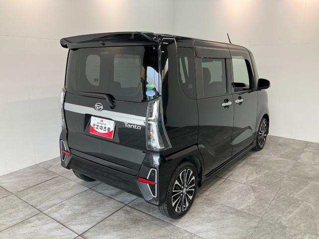 タントカスタムＲＳ　ターボ　９型ナビ　バックカメラ　前後ドラレコ衝突被害軽減ブレーキ　コーナーセンサー　９型フルセグナビ　Ｂｌｕｅｔｏｏｔｈ　ＤＶＤ再生　ＵＳＢ　バックカメラ　前後ドラレコ　ＥＴＣ　両側電動スライドドア　ＬＥＤ　スマートキー　タイヤ４本新品交換済（滋賀県）の中古車
