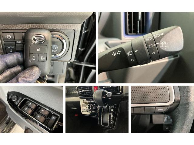 タントカスタムＲＳ　ターボ　９型ナビ　バックカメラ　前後ドラレコ衝突被害軽減ブレーキ　コーナーセンサー　９型フルセグナビ　Ｂｌｕｅｔｏｏｔｈ　ＤＶＤ再生　ＵＳＢ　バックカメラ　前後ドラレコ　ＥＴＣ　両側電動スライドドア　ＬＥＤ　スマートキー　タイヤ４本新品交換済（滋賀県）の中古車