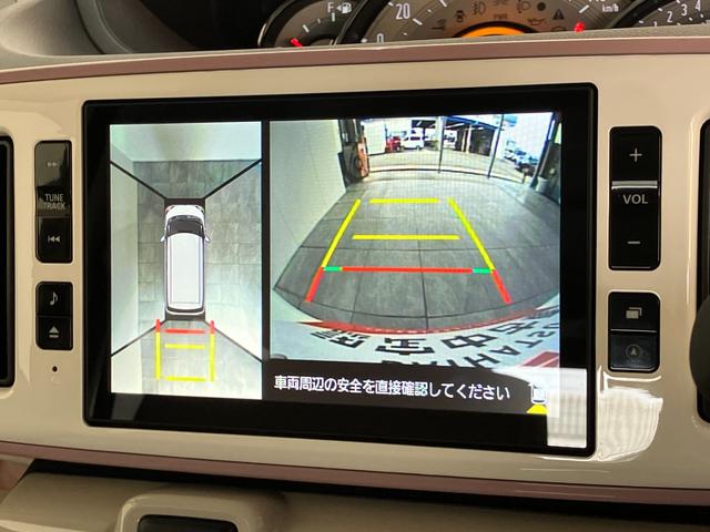 ムーヴキャンバスGメイクアップVS SA3 8型ナビ パノラマカメラ衝突被害軽減ブレーキ 8型フルセグナビ DVD再生 Bluetooth USB パノラマカメラ 前後ドラレコ ETC 両側電動スライドドア LED オートエアコン シートヒーター エコアイドル(滋賀県)の中古車