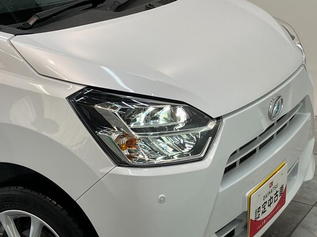 ミライースＧ　ＳＡ３　スマートキー　ＬＥＤ　届出済未使用車衝突被害軽減ブレーキ　スマアシ３　コーナーセンサー　バックカメラ（ナビ装着時用）　電動格納式ミラー　マニュアルレベリング　スマートキー　ＬＥＤヘッドライト　オートライト　シートヒーター　エコアイドル（滋賀県）の中古車