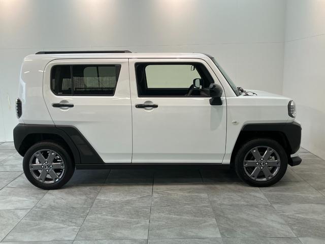 タフトGダーククロムベンチャー 9型DA Bカメラ 届出済未使用車衝突被害軽減ブレーキ コーナーセンサー ディスプレイオーディオ フルセグ Bluetooth USB バックカメラ 前席シートヒーター 電動パーキング LED オートライト クルコン オートエアコン(滋賀県)の中古車