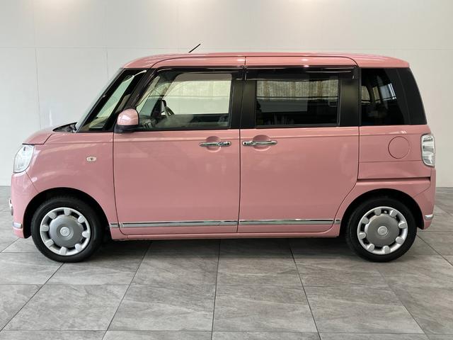 ムーヴキャンバスGメイクアップリミテッドSA3 4WD ナビ パノラマカメラ衝突被害軽減ブレーキ フルセグナビ DVD再生 Bluetooth USB パノラマカメラ ドラレコ 両側電動スライドドア LED オートライト オートエアコン エコアイドル フルタイム4WD(滋賀県)の中古車