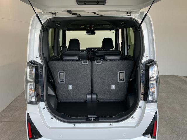 タントカスタムＸリミテッド　レーダークルコン　届出済未使用車衝突被害軽減ブレーキ　コーナーセンサー　バックカメラ（ナビ装着時用）　両側電動スライドドア　前席シートヒーター　電動パーキングブレーキ　ＬＥＤ　オートライト　オートエアコン　クルコン　スマートキー（滋賀県）の中古車