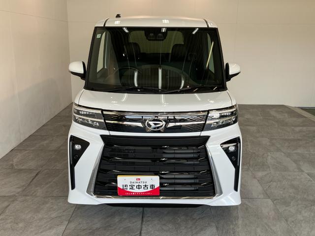 タントカスタムＸリミテッド　レーダークルコン　届出済未使用車衝突被害軽減ブレーキ　コーナーセンサー　バックカメラ（ナビ装着時用）　両側電動スライドドア　前席シートヒーター　電動パーキングブレーキ　ＬＥＤ　オートライト　オートエアコン　クルコン　スマートキー（滋賀県）の中古車