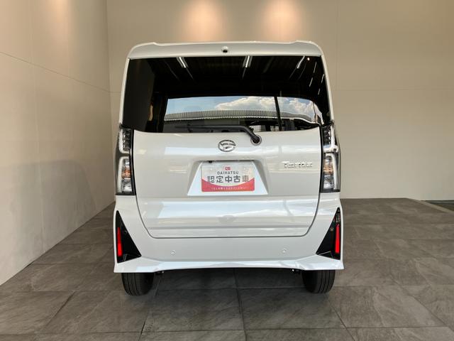タントカスタムＸリミテッド　レーダークルコン　届出済未使用車衝突被害軽減ブレーキ　コーナーセンサー　バックカメラ（ナビ装着時用）　両側電動スライドドア　前席シートヒーター　電動パーキングブレーキ　ＬＥＤ　オートライト　オートエアコン　クルコン　スマートキー（滋賀県）の中古車