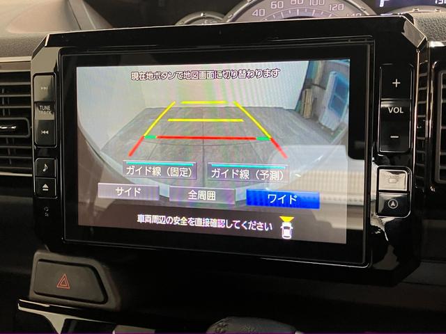 ウェイクGターボリミテッドSA3 8型ナビ パノラマカメラ ドラレコ衝突被害軽減ブレーキ スマアシ3 8型フルセグナビ DVD再生 Bluetooth USB パノラマカメラ ETC 前後ドラレコ 両側電動スライドドア LED スマートキー エコアイドル ターボ(滋賀県)の中古車