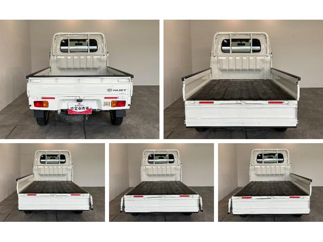 ハイゼットトラックスタンダード 4WD 5MT 走行1万8千キロ弱パートタイム4WD 5速マニュアル車 AM/FMラジオ パワステ マニュアルエアコン マニュアルレベリング 4枚リーフスプリング 荷台マット ゲートプロテクター バッテリーカバー(滋賀県)の中古車