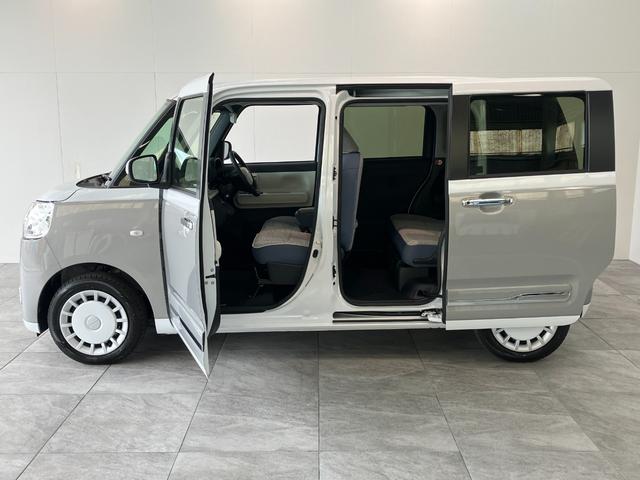 ムーヴキャンバスストライプスG 9型ディスプレイオーディオ バックカメラ衝突被害軽減ブレーキ コーナーセンサー 9型ディスプレイオーディオ フルセグ Bluetooth USB バックカメラ 両側電動スライドドア 前席シートヒーター LED ワイヤレス充電器 スマートキー(滋賀県)の中古車