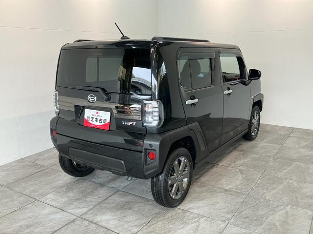 タフトGターボ 9型フルセグナビ パノラマカメラ 前後ドラレコ衝突被害軽減ブレーキ コーナーセンサー 9型ナビ DVD再生 Bluetooth USB パノラマカメラ 前後ドラレコ 前席シートヒーター LED オートライト TVコントロール レーダクルーズ(滋賀県)の中古車
