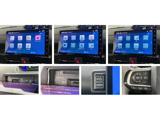 タントカスタムRS ターボ 10型ナビ Pカメラ 前後ドラレコ衝突被害軽減ブレーキ コーナーセンサー 10型フルセグナビ Bluetooth DVD再生 USB パノラマカメラ 前後ドラレコ 両側電動スライドドア 前席シートヒーター レーダークルーズコントロール(滋賀県)の中古車