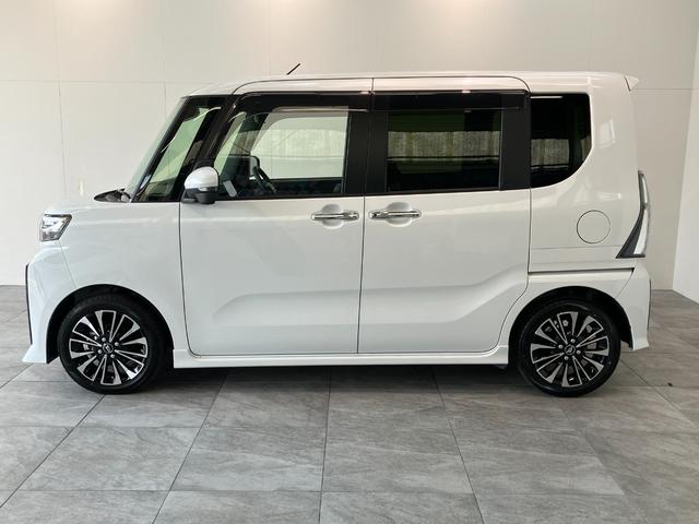 タントカスタムRS ターボ 10型ナビ Pカメラ 前後ドラレコ衝突被害軽減ブレーキ コーナーセンサー 10型フルセグナビ Bluetooth DVD再生 USB パノラマカメラ 前後ドラレコ 両側電動スライドドア 前席シートヒーター レーダークルーズコントロール(滋賀県)の中古車