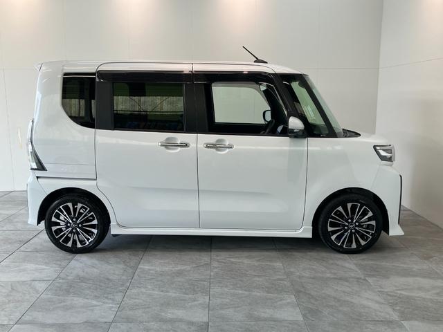 タントカスタムRS ターボ 10型ナビ Pカメラ 前後ドラレコ衝突被害軽減ブレーキ コーナーセンサー 10型フルセグナビ Bluetooth DVD再生 USB パノラマカメラ 前後ドラレコ 両側電動スライドドア 前席シートヒーター レーダークルーズコントロール(滋賀県)の中古車