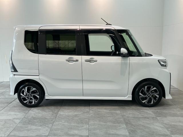 タントカスタムＸ　９型ディスプレイオーディオ　ドラレコ　Ｂカメラ衝突被害軽減ブレーキ　コーナーセンサー　９型ディスプレイオーディオ　Ｂｌｕｅｔｏｏｔｈ　ＵＳＢ　バックカメラ　前後ドラレコ　ＥＴＣ　両側電動スライドドア　前席シートヒーター　ＬＥＤ　スマートキー（滋賀県）の中古車