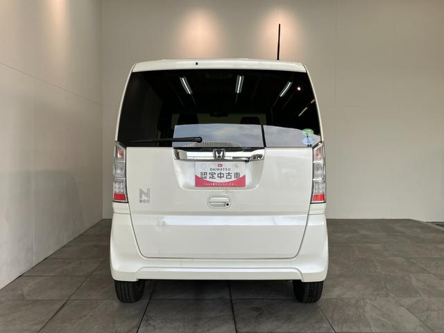 Ｎ−ＢＯＸＧ　ＳＳパッケージ　フルセグナビ　バックカメラ　車検整備付衝突被害軽減ブレーキ　フルセグナビ　ＤＶＤ再生　Ｂｌｕｅｔｏｏｔｈ　ＵＳＢ　バックカメラ　ＥＴＣ　両側電動スライドドア　ＨＩＤ　オートライト　オートエアコン　前席シートヒーター　スマートキー（滋賀県）の中古車