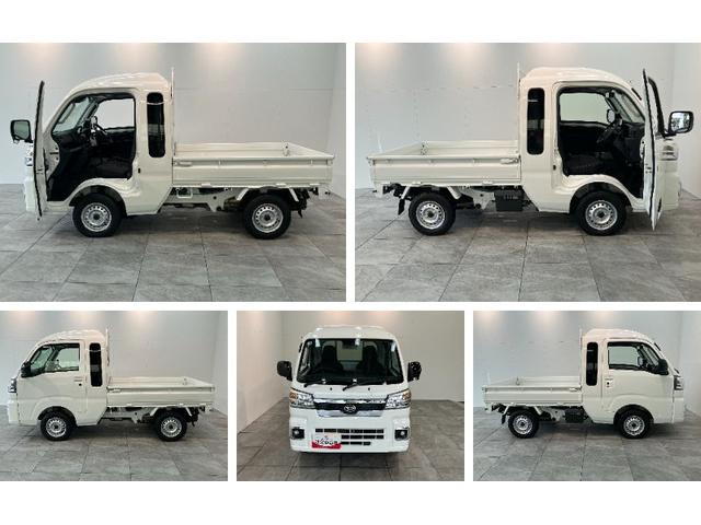 ハイゼットトラックジャンボエクストラ　４ＷＤ　９型Ｄ・Ａ　届出済未使用車衝突被害軽減ブレーキ　コーナーセンサー　９型ディスプレイオーディオ　Ｂｌｕｅｔｏｏｔｈ　ＵＳＢ　バックカメラ　ＬＥＤ　スマートキー　パワーウインドウ　４ＷＤ　デフロック　荷台作業灯　ストロング防錆（滋賀県）の中古車