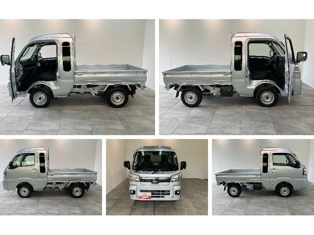 ハイゼットトラックジャンボエクストラ 4WD CVT 9D.A 届出済未使用車衝突被害軽減ブレーキ コーナーセンサー 9型ディスプレイオーディオ Bluetooth USB バックカメラ LED スマートキー パワーウインドウ 電動格納式ミラー 4WD デフロック 荷台作業灯(滋賀県)の中古車