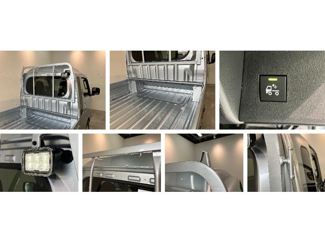 ハイゼットトラックジャンボエクストラ 4WD CVT 9D.A 届出済未使用車衝突被害軽減ブレーキ コーナーセンサー 9型ディスプレイオーディオ Bluetooth USB バックカメラ LED スマートキー パワーウインドウ 電動格納式ミラー 4WD デフロック 荷台作業灯(滋賀県)の中古車