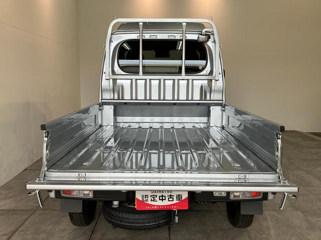 ハイゼットトラックジャンボエクストラ 4WD CVT 9D.A 届出済未使用車衝突被害軽減ブレーキ コーナーセンサー 9型ディスプレイオーディオ Bluetooth USB バックカメラ LED スマートキー パワーウインドウ 電動格納式ミラー 4WD デフロック 荷台作業灯(滋賀県)の中古車