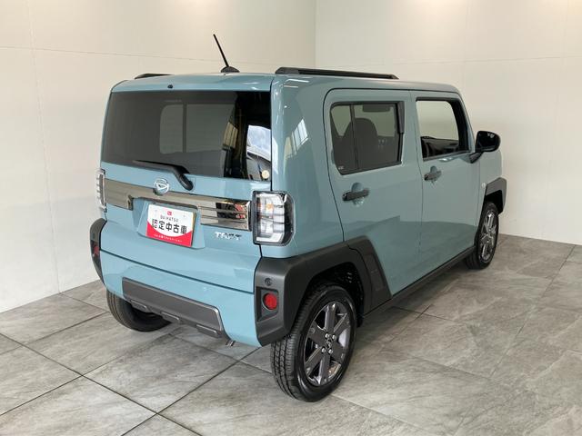 タフトGダーククロムベンチャー 9型D.A 届出済未使用車衝突被害軽減ブレーキ コーナーセンサー 9型ディスプレイオーディオ フルセグ Bluetooth USB バックカメラ 前席シートヒーター 電動パーキング LED オートライト レーダクルーズ(滋賀県)の中古車