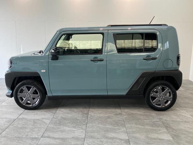 タフトGダーククロムベンチャー 9型D.A 届出済未使用車衝突被害軽減ブレーキ コーナーセンサー 9型ディスプレイオーディオ フルセグ Bluetooth USB バックカメラ 前席シートヒーター 電動パーキング LED オートライト レーダクルーズ(滋賀県)の中古車