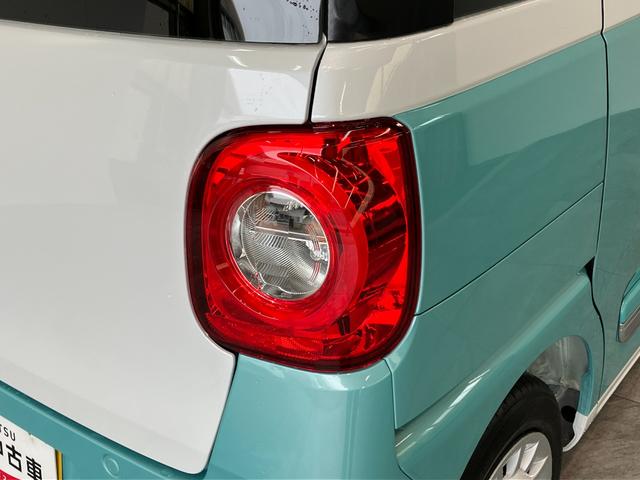 ムーヴキャンバスストライプスＧ　両側電動スライドドア　届出済未使用車衝突被害軽減ブレーキ　コーナーセンサー　バックカメラ（ナビ装着時用）　両側電動スライドドア　前席シートヒーター　電動パーキングブレーキ　ＬＥＤ　オートライト　オートエアコン　スマートキー　エコアイドル（滋賀県）の中古車