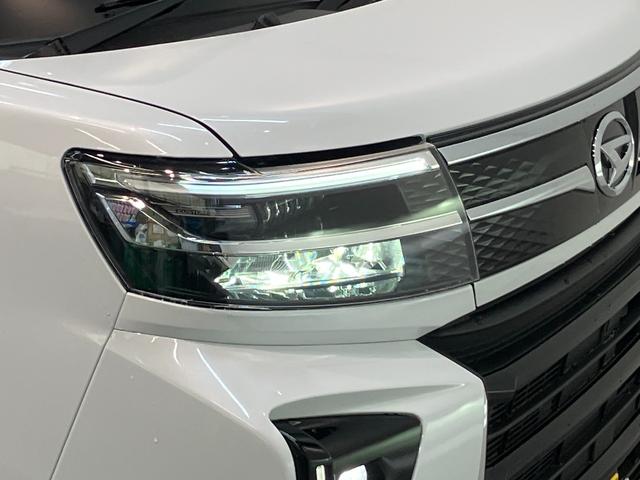 タントカスタムＲＳリミテッド　ターボ　両側パワスラ　届出済未使用車衝突被害軽減ブレーキ　コーナーセンサー　バックカメラ（ナビ装着時用）　両側電動スライドドア　前席シートヒーター　レーダークルーズ　ＬＥＤ　オートライト　オートエアコン　スマートキー　エコアイドル（滋賀県）の中古車
