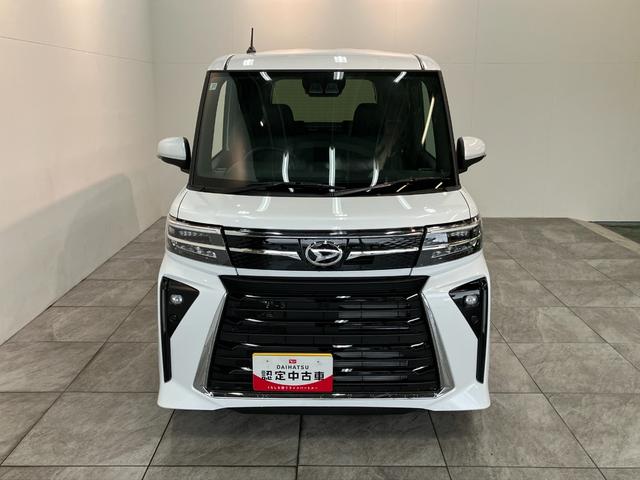 タントカスタムＲＳリミテッド　ターボ　両側パワスラ　届出済未使用車衝突被害軽減ブレーキ　コーナーセンサー　バックカメラ（ナビ装着時用）　両側電動スライドドア　前席シートヒーター　レーダークルーズ　ＬＥＤ　オートライト　オートエアコン　スマートキー　エコアイドル（滋賀県）の中古車