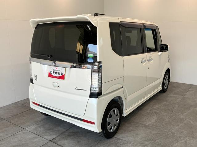 Ｎ−ＢＯＸカスタムＧ　ナビ　ＥＴＣ　ＨＩＤ　スマートキー　両側スライドドアナビ　ＵＳＢ　ＥＴＣ　ＨＩＤヘッドライト　オートライト　電動格納式ミラー　スマートキー　エコアイドル　両側スライドドア（滋賀県）の中古車