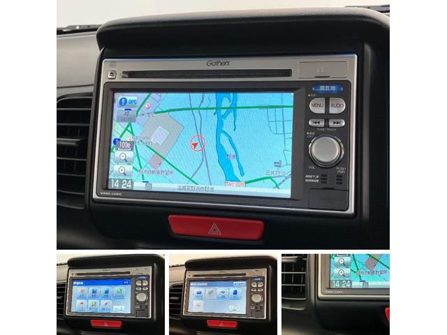 Ｎ−ＢＯＸカスタムＧ　ナビ　ＥＴＣ　ＨＩＤ　スマートキー　両側スライドドアナビ　ＵＳＢ　ＥＴＣ　ＨＩＤヘッドライト　オートライト　電動格納式ミラー　スマートキー　エコアイドル　両側スライドドア（滋賀県）の中古車