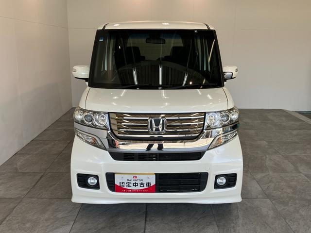 Ｎ−ＢＯＸカスタムＧ　ナビ　ＥＴＣ　ＨＩＤ　スマートキー　両側スライドドアナビ　ＵＳＢ　ＥＴＣ　ＨＩＤヘッドライト　オートライト　電動格納式ミラー　スマートキー　エコアイドル　両側スライドドア（滋賀県）の中古車
