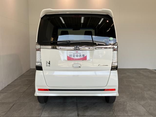 Ｎ−ＢＯＸカスタムＧ　ナビ　ＥＴＣ　ＨＩＤ　スマートキー　両側スライドドアナビ　ＵＳＢ　ＥＴＣ　ＨＩＤヘッドライト　オートライト　電動格納式ミラー　スマートキー　エコアイドル　両側スライドドア（滋賀県）の中古車
