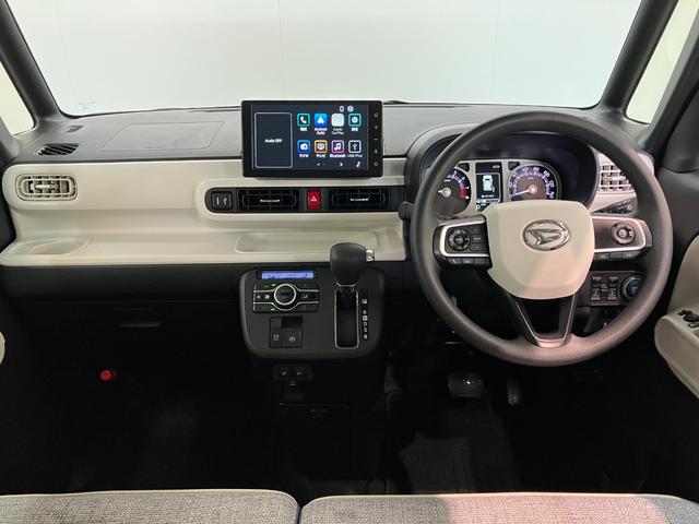 ムーヴキャンバスストライプスＧターボ　９型ディスプレイオーディオ　クルコン衝突被害軽減ブレーキ　コーナーセンサー　９型ディスプレイオーディオ　フルセグ　Ｂｌｕｅｔｏｏｔｈ　ＵＳＢ　バックカメラ　両側電動スライドドア　シートヒーター　ＬＥＤ　ワイヤレス充電器　レーダークルーズ（滋賀県）の中古車