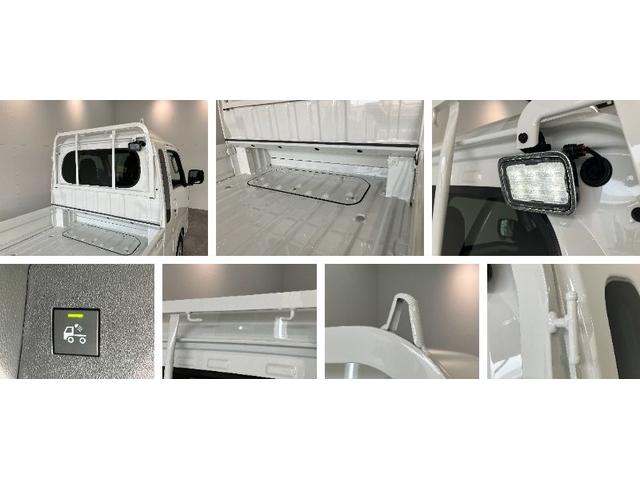 ハイゼットトラックジャンボエクストラ 4WD 5MT LED 届出済未使用車衝突被害軽減ブレーキ スマアシ コーナーセンサー LEDヘッドライト オートライト スマートキー パワーウインドウ 電動格納式ミラー 荷台作業灯 4WD デフロック Hi−Lo切り替え エコアイドル(滋賀県)の中古車