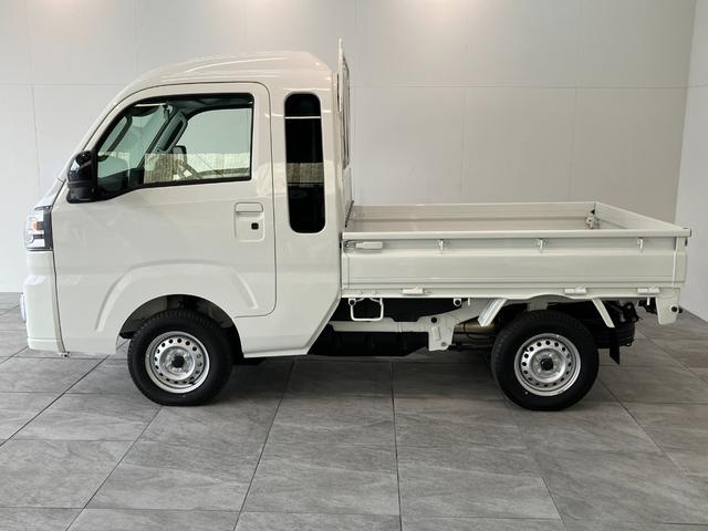ハイゼットトラックジャンボエクストラ 4WD 5MT LED 届出済未使用車衝突被害軽減ブレーキ スマアシ コーナーセンサー LEDヘッドライト オートライト スマートキー パワーウインドウ 電動格納式ミラー 荷台作業灯 4WD デフロック Hi−Lo切り替え エコアイドル(滋賀県)の中古車