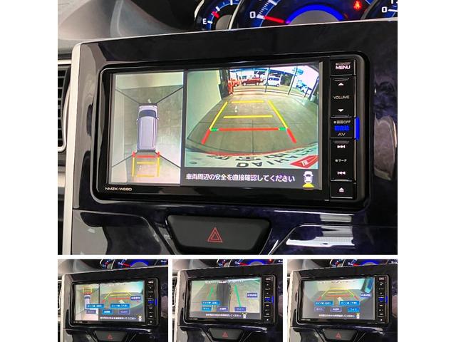 タントカスタムXトップエディションリミテッドSA3 ナビ Pカメラ衝突被害軽減ブレーキ フルセグナビ Bluetooth DVD再生 USB パノラマカメラ 前後ドラレコ 両側電動スライドドア シートヒーター LED オートライト オートエアコン スマートキー(滋賀県)の中古車
