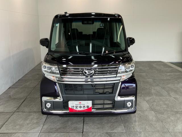 タントカスタムXトップエディションリミテッドSA3 ナビ Pカメラ衝突被害軽減ブレーキ フルセグナビ Bluetooth DVD再生 USB パノラマカメラ 前後ドラレコ 両側電動スライドドア シートヒーター LED オートライト オートエアコン スマートキー(滋賀県)の中古車