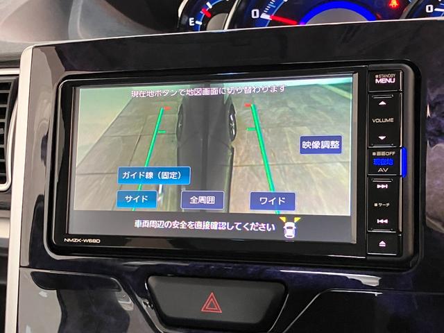 タントカスタムXトップエディションリミテッドSA3 ナビ Pカメラ衝突被害軽減ブレーキ フルセグナビ Bluetooth DVD再生 USB パノラマカメラ 前後ドラレコ 両側電動スライドドア シートヒーター LED オートライト オートエアコン スマートキー(滋賀県)の中古車