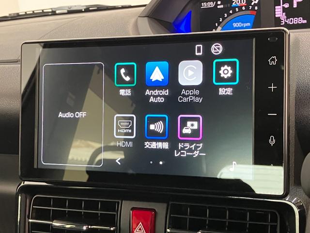 タントカスタムX 9型ディスプレイオーディオ Bカメラ ドラレコ衝突被害軽減ブレーキ コーナーセンサー 9型ディスプレイオーディオ フルセグ Bluetooth USB パノラマカメラ 前後ドラレコ 両側電動スライドドア 前席シートヒーター LED スマートキー(滋賀県)の中古車